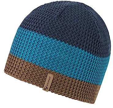 Ziener Herren IBLIME Mütze/warm, gestrickt, Fleece Futter, Teal Crystal, Usex