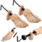 2x Wood Shoe Tree Wooden Shoe Stretcher Shaper | MEN-(UK 7-12)