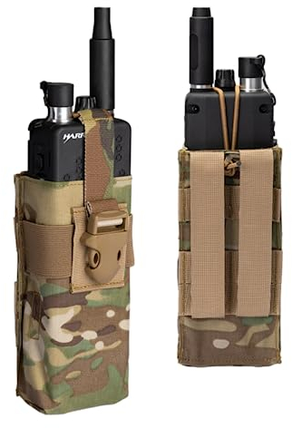 ACEXIER 1PCS Taktische Radio Tasche für PRC148/152 Radio Holster Militär Interphone Lagerung MOLLE Beutel Airsoft Jagd (CP)