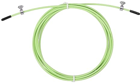 PATIKIL 10Ft Velocità Salto Corda Sostituzione Cavo, 2.5mm Professionale Salto Corda Acciaio Filo Sostituisci per Corda Salto Allenamento, Leggero Verde