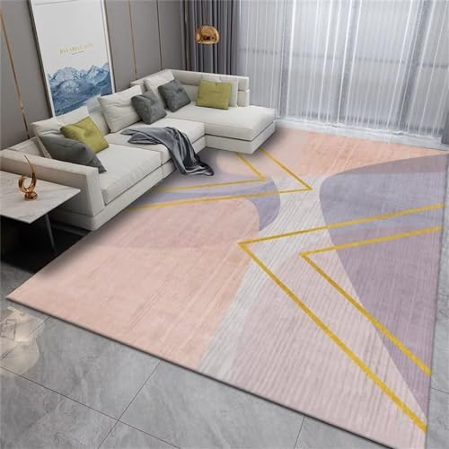 DJHWWD Dekoration Teenager mädchen Zimmer Teppich Für Esszimmer Wohnzimmer rechteckiger Schlafzimmer niedrigfloriger rosa verschleißfest Auslegware 40X60CM