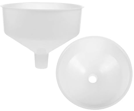 BYBEST 2 Packungen Küchentrichter, Kochtrichter für die Flüssigkeitsübertragung von Wasser, Öl, Bierflaschen, inklusive kleiner und mittlerer Trichter