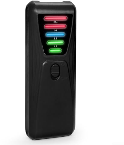 ZYWUOY Geiger Zähler, tragbares digitales Dosimeter, hohe Empfindlichkeit, für Geiger-Zähler, nuklear, elektromagnetische Strahlung, Detektor, Monitor (schwarz)