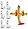 SuFunSu Crochet mural pour Lego Technic Firefighter Avion modèle d'avion 42152, cadeaux de collection pour adultes (uniquement le crochet 42152)