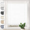 Sonello Plissee Crush Klemmfix ohne Bohren 100cm x 200cm Weiß Faltrollo Plisseerollo Jalousie für Tür & Fenster Blickdicht Sichtschutz Sonnenschutz Fertifplissee Rollo