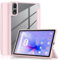 Xuanbeier Funda híbrida Delgada Compatible con Blackview Tab 16 Pro de 11 Pulgadas, Funda Protectora Inteligente con función de Reposo/activación,Rosa