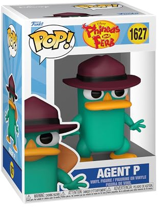Funko POP! Disney: Phineas and Ferb - Agent Perry | Official Cartoon/Animation Merch - Collectable Vinyl Figurine for Shelf Display - Birthday Gift Idea for Fans and Collectors