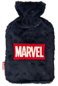 My sweety pop - Wärmflasche mit Plüschbezug für Kinder - Marvel - Naturkautschuk - Urlaub - 33cm - 1.5L - Geschenkidee