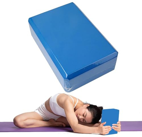 Yoga Blöcke 2er Set, Fitness Yoga Schaumstoff Kissen Blöcke, Schaumstoff Block Matte Für Pilates, Stabil Rutschfest Eva Schaumstoff, Bietet Unterstützung Und Stabilität Für jogas Fitness Meditation