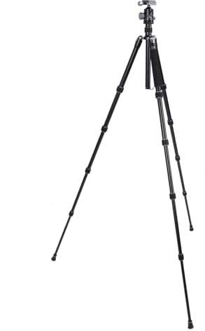 Lazmin112 Kamerastativ Leichtes Stativ aus Aluminiumlegierung mit Kugelkopf DSLR für Live-Fotografie