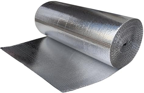 Heizkörperreflektorplatten, doppelseitige aluminisierte Luftpolsterfolienisolierung for den Haus- und Gartengebrauch, mehrere Größen (1 x 7 m)(1x10m)