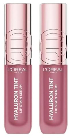 L'Oreal Paris DOUBLE Hyaluron Tint Lip Stain Serum - 217 Smoky Mauve 5ml
