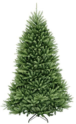 National Tree Company Artificial Full Christmas Tree, Green, Dunhill Fir, Includes Stand, 7.5 Feet
