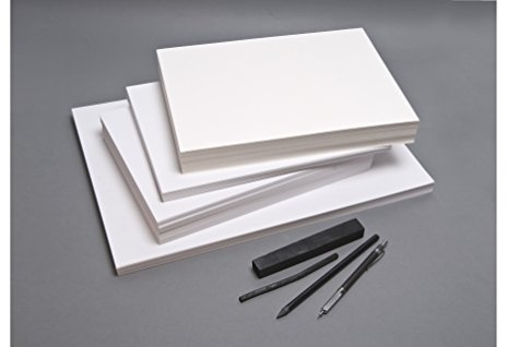 Clairefontaine 1706C Skizzenpapier (200 g, DIN A3, 29,7 x 42 cm, 250 Blatt, ideal für Künstler oder die Schule) weiß