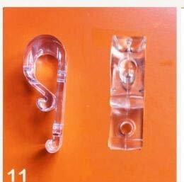 Blindspares 2 Clear P clip, blind chain cord safety guides Child children safety device, cord tidy