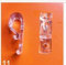 Blindspares 2 Clear P clip, blind chain cord safety guides Child children safety device, cord tidy