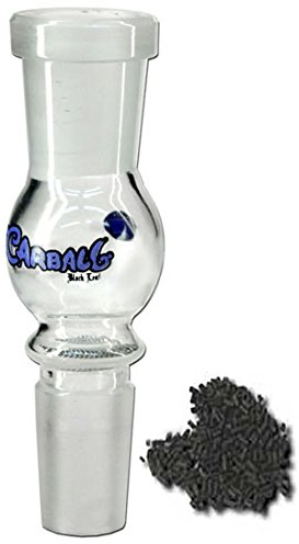 Glas Bong Kohle Adapter 18er Schliff Zwischenadapter