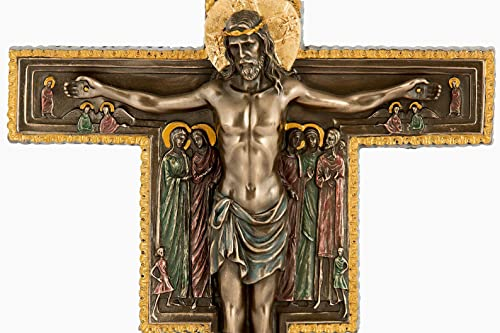 VERONESE San Damiano Kruzifix Skulptur Statue Figur (35,6 cm)