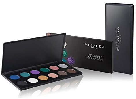 MESAUDA PALETTE VIBRANT 12 OMBRETTI PERLATI MAKE UP EYESHADOW PALETTES TRUCCO TROUSSE TAVOLOZZA