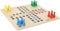 Bartl 106616 Brettspiel Ludo groß aus Holz XXL Format 50cm x 50cm | Ideal für Kinder und Senioren