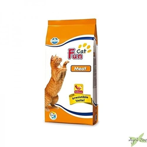 FUN CAT Mit trockenem Fleisch 20 kg CAT- - Katzen Trockenfutter Kroketten