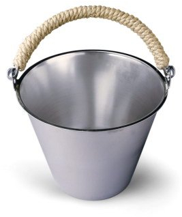 Sauna Eimer Edelstahl