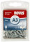 Novus Aluminium-Blindnieten 8 mm, 70 Nieten, Ø 3 mm, 4.0-5.5 mm Klemmlänge, für Nichteisen Metall, Kunststoff und Leder