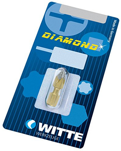 Witte 26634 - Punta de destornillador PH2, 25 mm, Bitflex de diamante