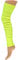 krautwear® Damen Beinwärmer Stulpen Legwarmers Overknees gestrickte Strümpfe ca. 70cm 80er Jahre 1980er Jahre (neon gelb)