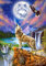 Castorland 5904438151806 C-151806-2 Wolf's Night, 1500 Teile Puzzle, bunt