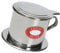 Inzopo Vietnamese Coffee Filter Set, Vietnamese Coffee Maker/Press, Pour Over Dripper Style, Slow Drip Cafe Maker, Single Cup Serving - Silver, 50mL - 50mL