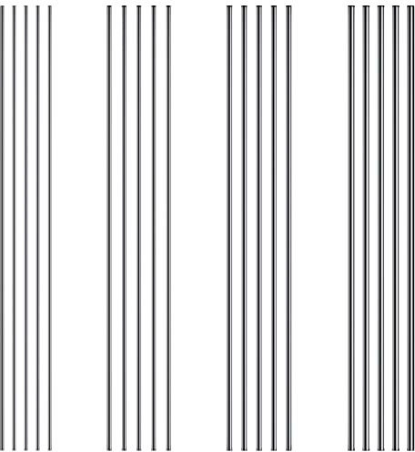 10 PCS 30CM Stainless Steel Solid Round Rods (diameter: 1.5mm)