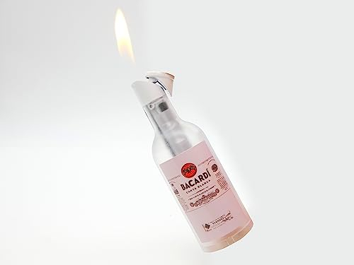Feuerzeug als Bacardi Flasche Stylisches Feuerzeug Geschenkartikel Geschenkidee