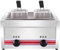 CGLYYDS Friteuse à gaz Professionnelle GPL, friteuse Commerciale en Acier Inoxydable avec paniers et couvercles de friteuse, pour la Cuisine à Domicile de Restaurant Commercial,SingleCylinder20L