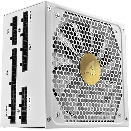 Sharkoon REBEL P30 Gold White, 1000 Watt, ATX 3.0, vollmodular