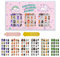 144 Pcs Enfants Appuyez sur les Ongles Enfants Filles Appuyez sur Faux Ongles Artificiels Courts Pas de décoloration Stable Bâton Rapide sur Mignon Pré-Colle Couverture Complète (Style d'Halloween)