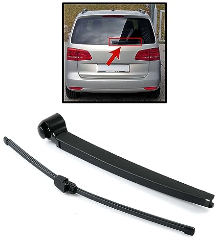 ROBUST Wischerarm + Scheibenwischer Set Hinten Wischblatt für VW Touran 7H0955707A 7E0955707 6Q6955435D 2003-2010