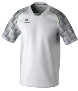 Erima Herren EVO Star stylisches Trikot (3132402), weiß/Slate Grey, XXL