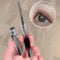 Iron Brush Mascara,Waterproof Bristleless Mascara,3D Curling Eyelash Iron Strong Mascara,Washable Extra Slim Metal Mascara,Metal Mascara Wand,Waterproof, Long Lasting