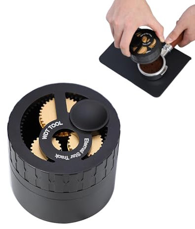 T TAKONE WDT Tool Espresso, kompatibel mit 51MM Handgriff, Espresso Verteiler Mit Planetary Spinning Gear Design,essenzielles Zubehör für Espressomaschinen, ideal für Baristas und Kaffeeliebhaber