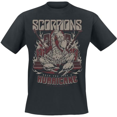Scorpions Hurricane 40th Anniversary Männer T-Shirt schwarz