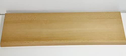 Dekoleidenschaft Wandregal SOLIDO 10 Farben 8 Größen, Regalboden Fachboden Regalbrett (buche, 100x20 cm)