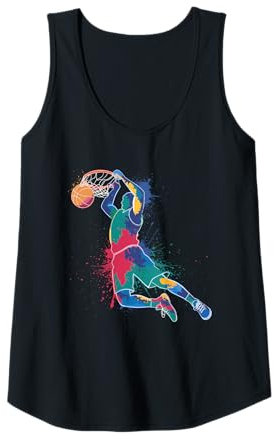 Femme Panier Basketball Graphique Maillot Basket Joueurs Basket Débardeur