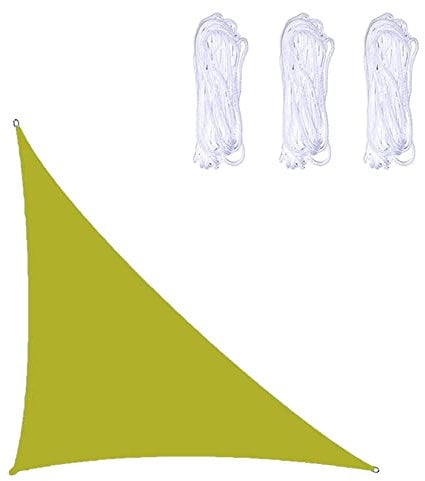 Rechtwinkliger Garten Deckenblock, Sonnensegel, Stoffschirm, widerstandsfähiges dreieckiges Sonnensegel, strapazierfähige Carport-Terrasse, Outdoor-Sommer-Hinterhof-Veranda-Abdeckungen(D,3*3*3)