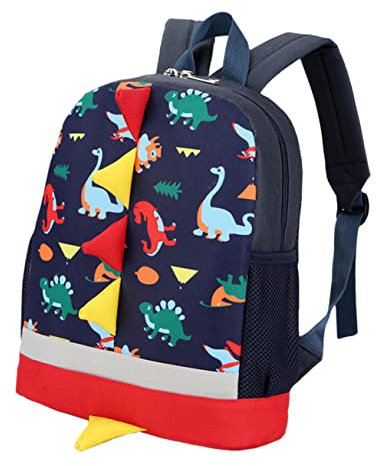 OATIPHO 1pezzi Zaino Dei Cartoni Animati Per Ragazzo Ragazza Ragazza Dinosauro Borsa Comoda e Pratica Per Campeggio Portaoggetti Portatile Per Libri Pannolini e Cibo