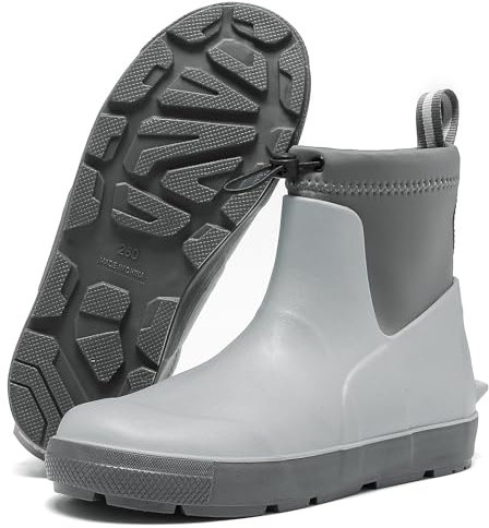 Pelbiuqik Stivali Gomma Uomo Stivaletti Da Antiscivolo Impermeabile Pioggia Esterno Stivali Da Pesca Equitazione Leggere Comode Scarpe Da Giardino Shorty Boots estivi