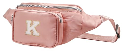 Bauchtasche, Bauchtasche für Iadies, wasserdicht, mit Reißverschluss, leicht, verstellbar, für personalisierte Geschenke, Outdoor-Workout, Laufen, Reisen, K