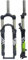 QAZXDRFG Forcella per Bici da 24 Pollici, Escursione 100 mm, Forcella Ammortizzata per Mountain Bike, Attacco Anteriore Meccanico Dritto da 1-1/8, Blocco Manuale, sgancio rapido da 9 mm (24'' Verde)