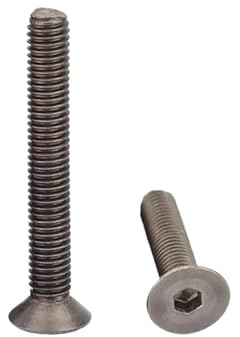 Lot de 20 vis à tête fraisée hexagonale en titane M3 M4, longueur 5-50 mm(45mm,M4 20pcs)