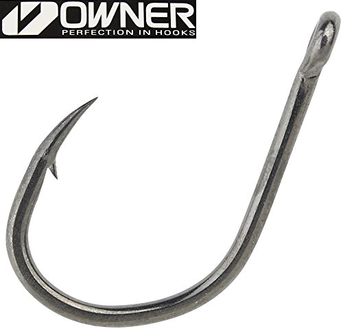 Owner Carp C5 Haken - Karpfenhaken, Angelhaken zum Karpfenangeln, Öhrhaken für Karpfenrigs, Einzelhaken für Karpfen, Hook, Größe/Packungsinhalt:Gr. 6-11 Stück